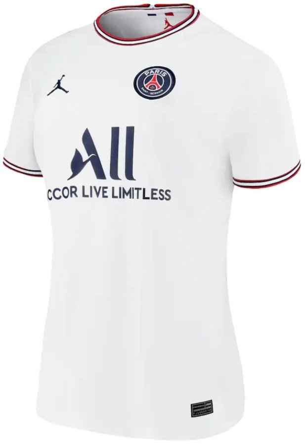 Camisa Feminina IV PSG 2021 2022 Air Jordan oficial 